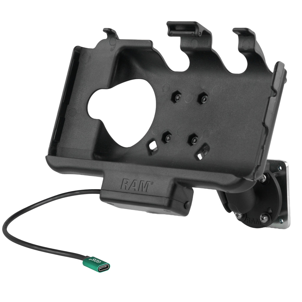 RAM-101-225B2-SAM60CP-V7CU:RAM-101-225B2-SAM60CP-V7CU_1:RAM® EZ-Roll'r™ USB-C Powered Mount for Samsung Tab Active5 & 3