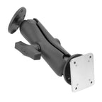 RAM-101-225B2U:RAM-101-225B2U_1:RAM® Drill-Down Dashboard Mount with Backing Plate - C Size Medium