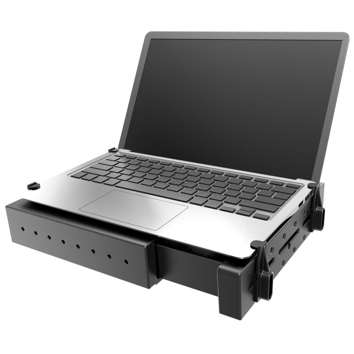 RAM-101-DAN1U:RAM-101-DAN1U_1:RAM® Tough-Tray™ Double Ball Mount with Double U-Bolt Rail Base