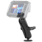 RAM-101-LO11:RAM-101-LO11_1:RAM® Double Ball Mount for Lowrance Elite-5 & Elite-7 Ti + More