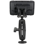 RAM-101-LO12:RAM-101-LO12_1:RAM® Double Ball Mount for Lowrance Eagle 4 & 5, Hook² & Reveal 5
