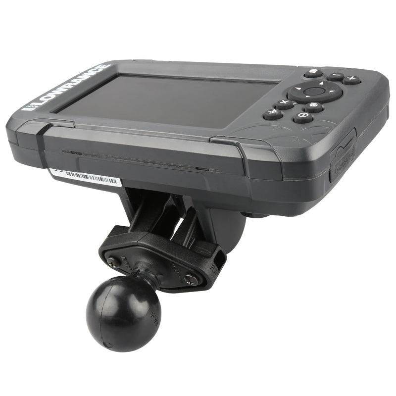 RAM-101-LO12:RAM-101-LO12_1:RAM® Double Ball Mount for Lowrance Eagle 4 & 5, Hook² & Reveal 5