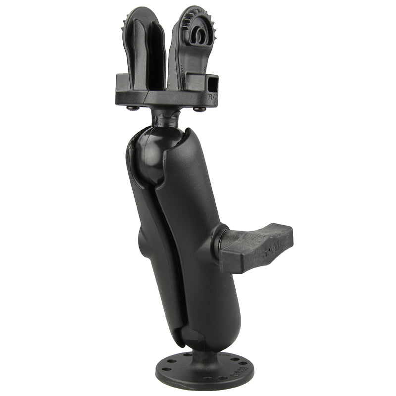 RAM-101-LO12:RAM-101-LO12_1:RAM® Double Ball Mount for Lowrance Eagle 4 & 5, Hook² & Reveal 5