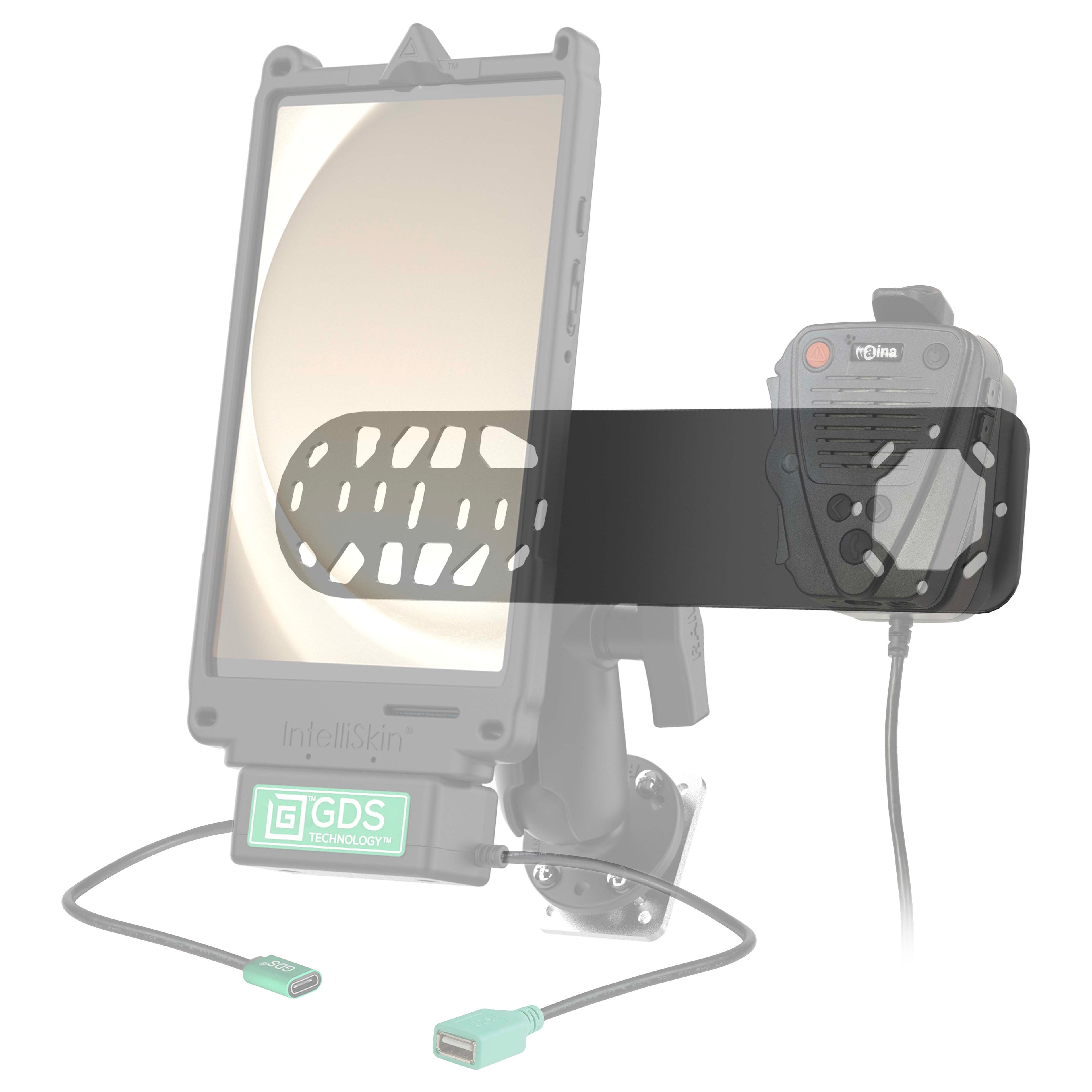RAM-101-MIC2U:RAM-101-MIC2U_1:RAM® Standard Bracket Adapter for Speakers & Microphones