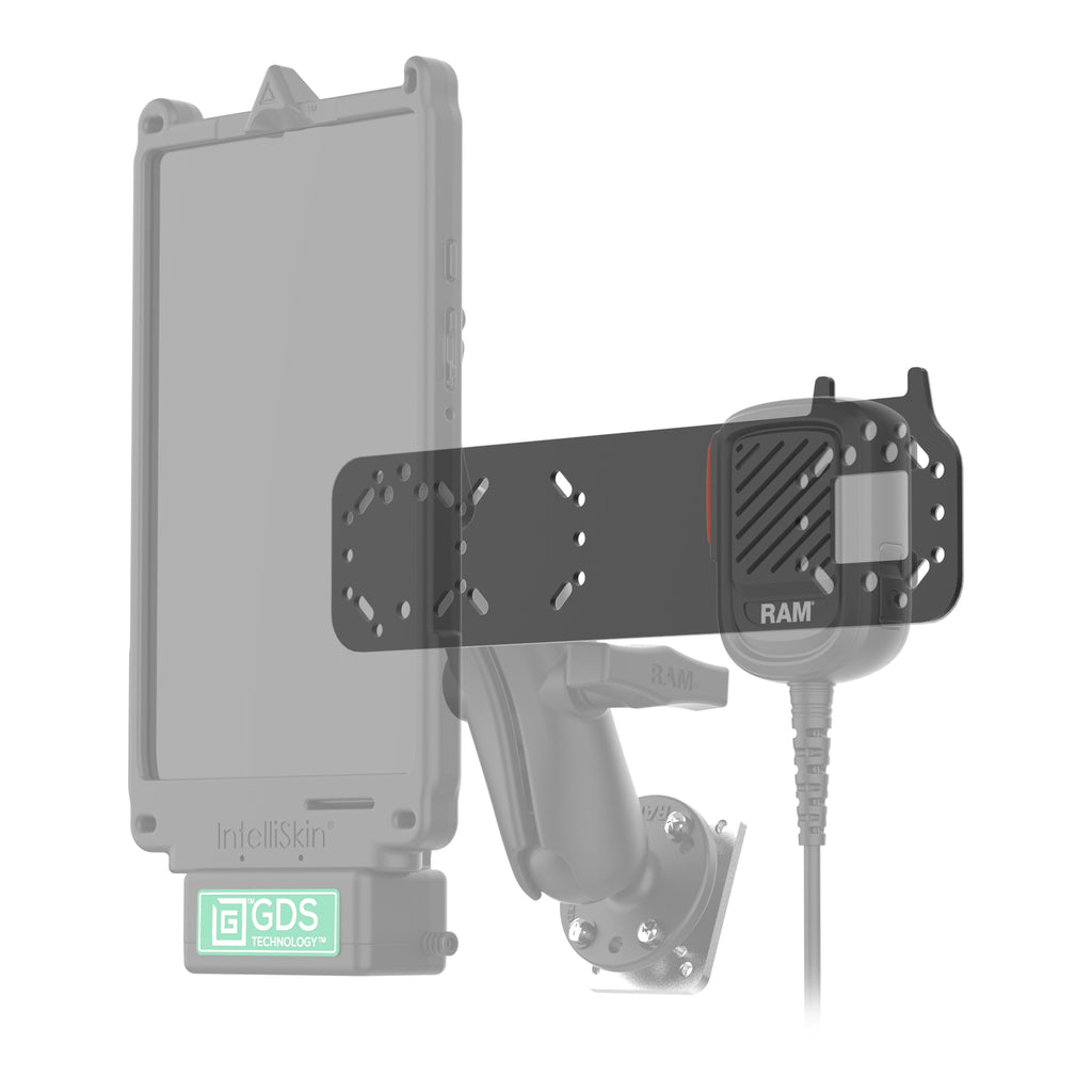 RAM-101-MIC5U:RAM-101-MIC5U_1:RAM® Standard Bracket Adapter for PTT Remote Speaker Microphones