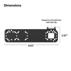 RAM-101-MIC5U:RAM-101-MIC5U_1:RAM® Standard Bracket Adapter for PTT Remote Speaker Microphones