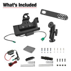 RAM-101-SAM52CP-PTT1:RAM-101-SAM52CP-PTT1_1:RAM® Aina PTT Voice Responder Vehicle Bundle for Samsung Tab Active4 Pro