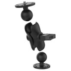 RAM-101AU-B:RAM-101AU-B_1:RAM® Double Ball Mount with 1/4"-20 Male Thread - C Size Short