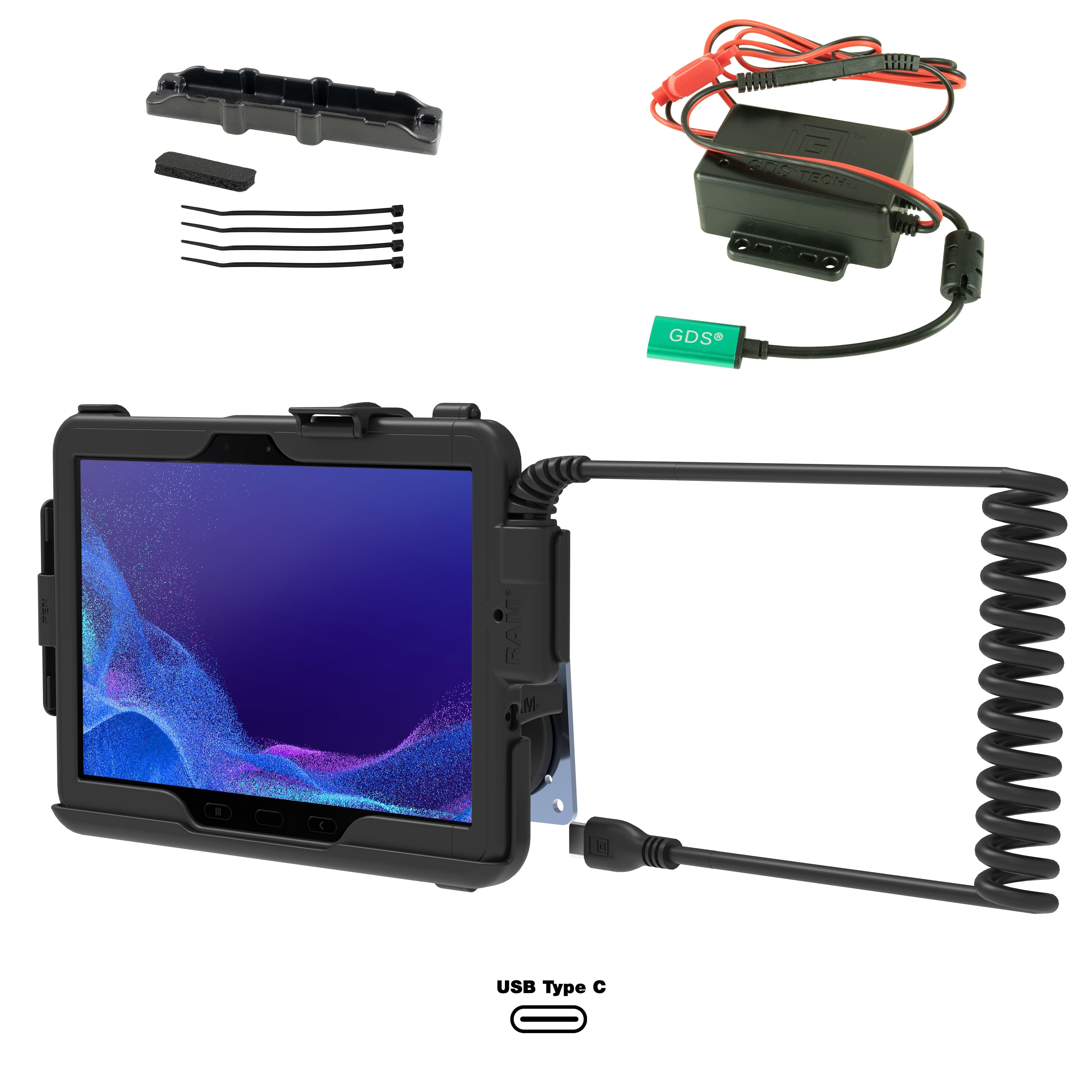 RAM-101B2-TC-SAM54C-V3FCU:RAM-101B2-TC-SAM54C-V3FCU_1:RAM® Tough-Case™ Bundle for Tab Active5 Pro & 4 Pro
