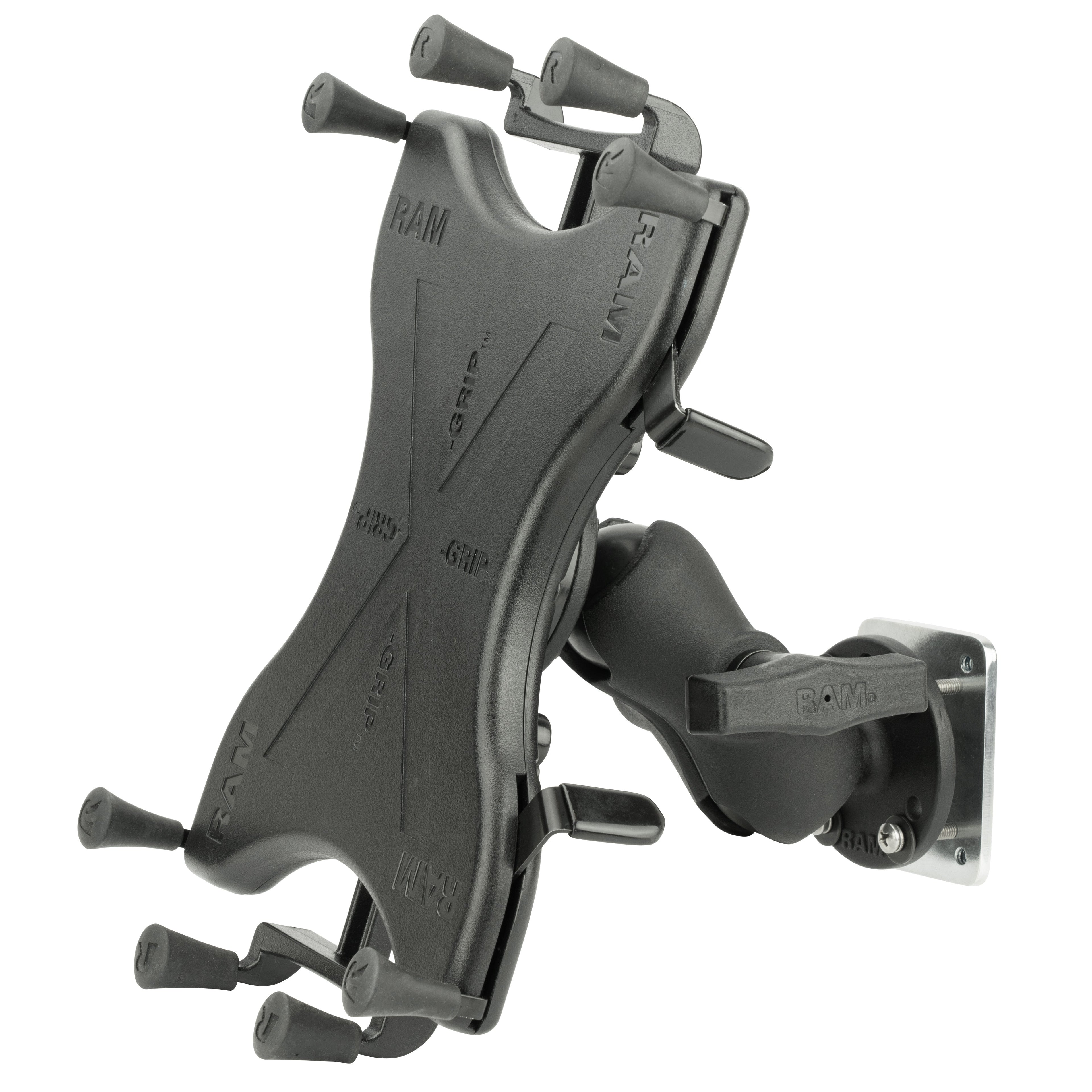 RAM-101B2-UN9U:RAM-101B2-UN9U_1:RAM® X-Grip® Dashboard Mount with Backing Plate for 9"-11" Tablets
