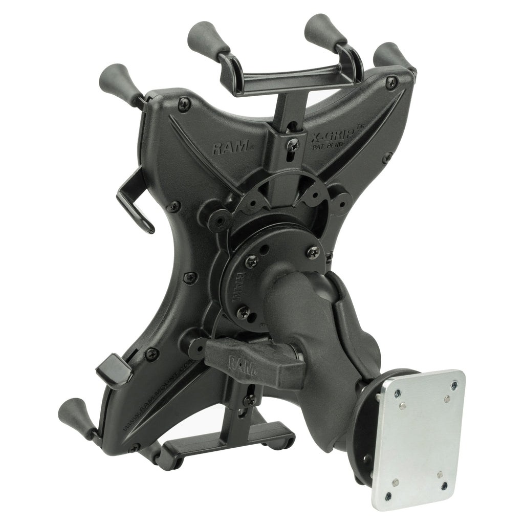RAM-101B2-UN9U:RAM-101B2-UN9U_1:RAM® X-Grip® Dashboard Mount with Backing Plate for 9"-11" Tablets