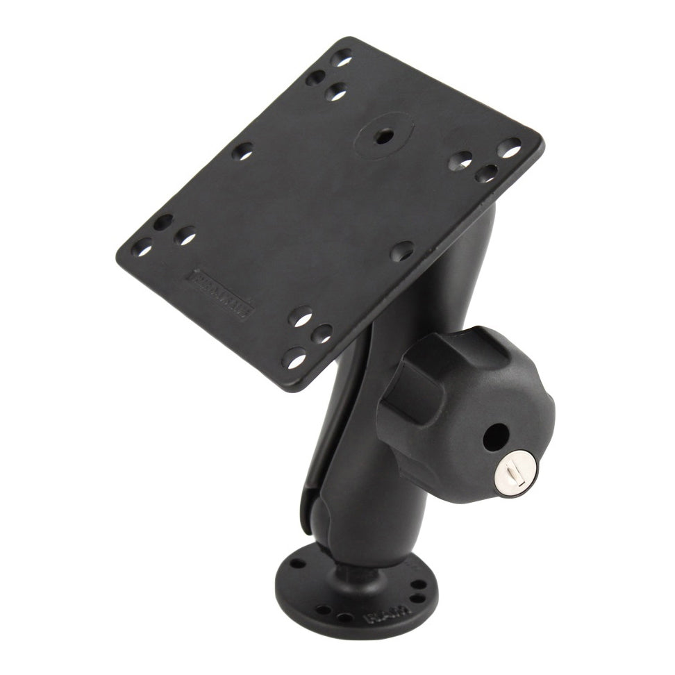 RAM-101LU-246:RAM-101LU-246_1:RAM® Key Lock Mount with 100x100mm VESA Plate - Medium