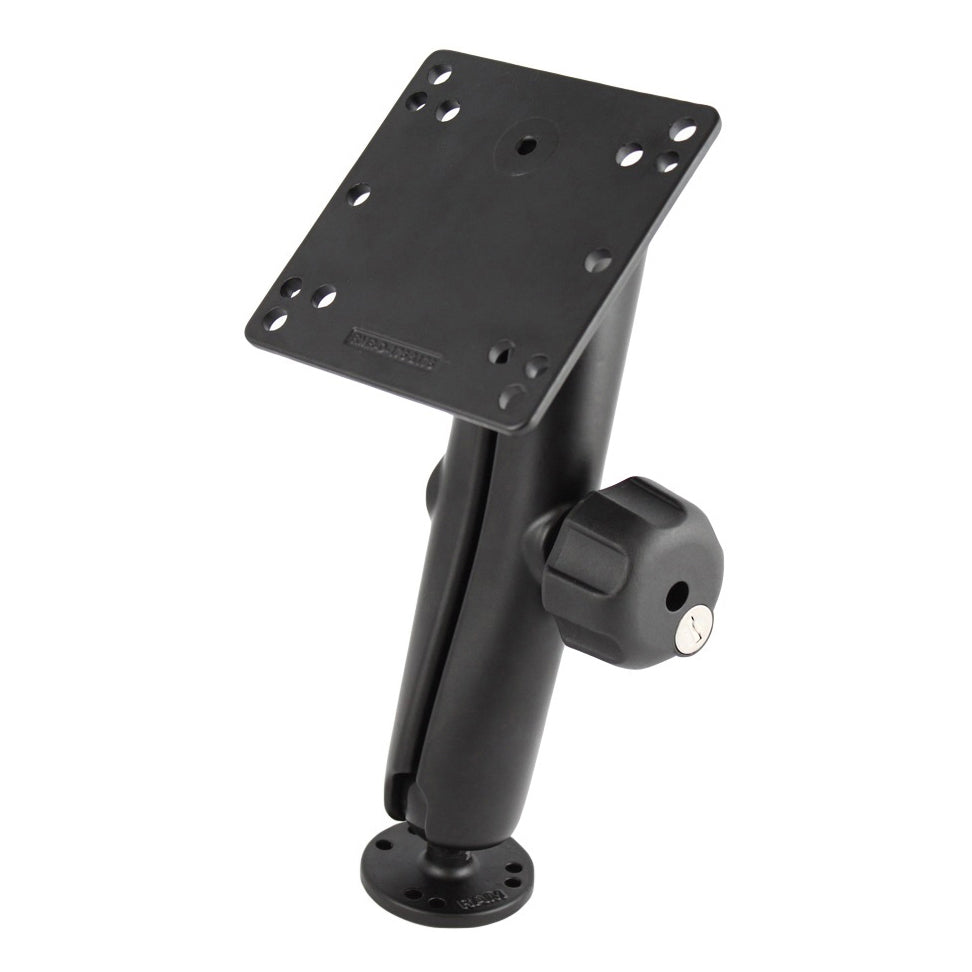 RAM-101LU-D-246:RAM-101LU-D-246_1:RAM® Key Lock Mount with 100x100mm VESA Plate - Long