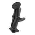 RAM-101U-225:RAM-101U-225_1:RAM® Double Ball Mount with Round & Rectangular Plates - Medium