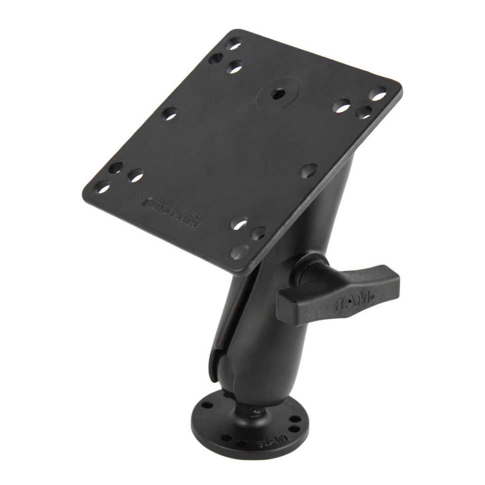 RAM-101U-246:RAM-101U-246_1:RAM® Double Ball Mount with 100x100mm VESA Plate - C Size Medium