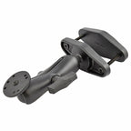 RAM-101U-247-4:RAM-101U-247-4_1:RAM® 4" Square Post Clamp Mount with Round AMPS Plate - C Size