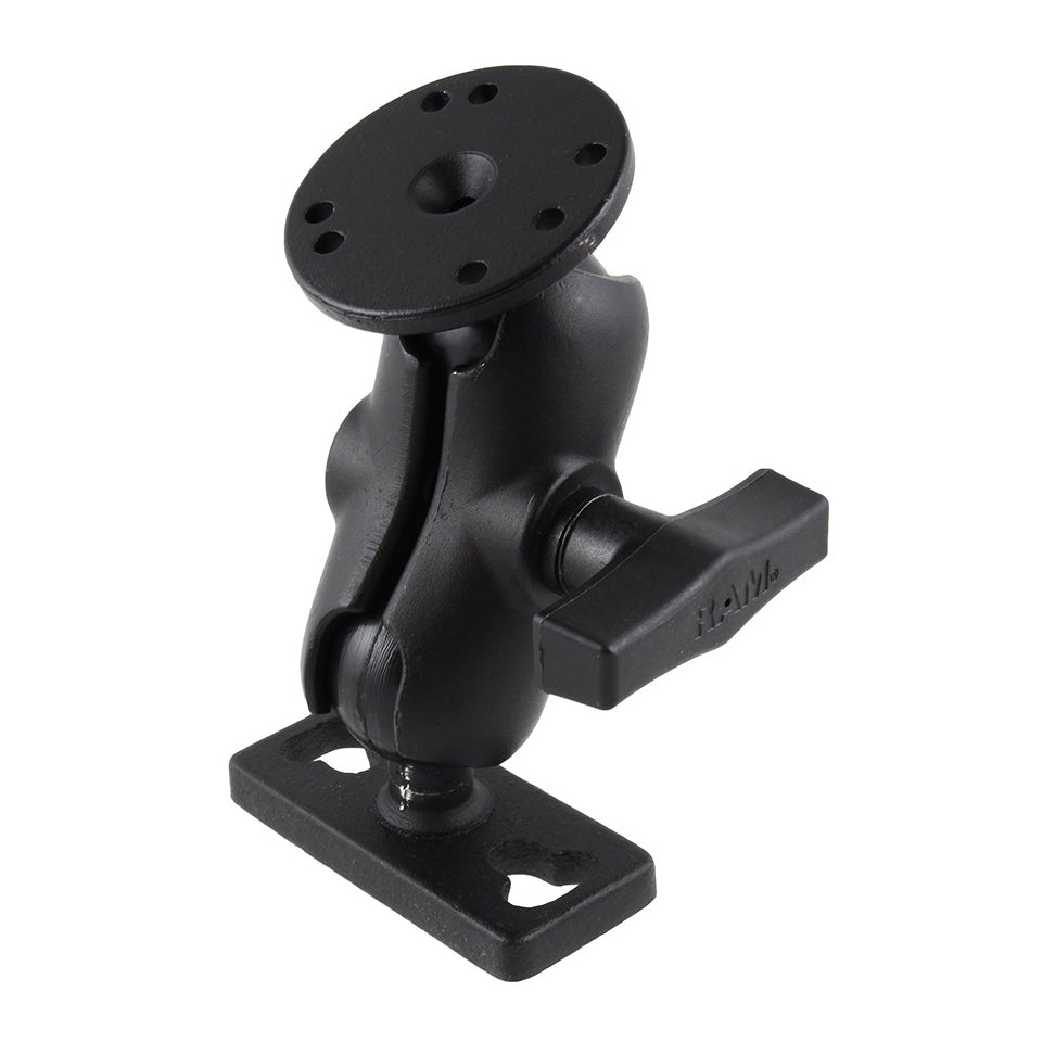RAM-101U-B-151:RAM-101U-B-151_1:RAM® Bosch Double Ball Mount with Round Plate