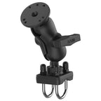 RAM-101U-B-235:RAM-101U-B-235_1:RAM® Double U-Bolt Rail Mount for Smaller Rails - C Size Short