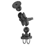 RAM-101U-B-235:RAM-101U-B-235_1:RAM® Double U-Bolt Rail Mount for Smaller Rails - C Size Short