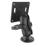 RAM-101U-B-2461:RAM-101U-B-2461_1:RAM® Double Ball Mount with 75x75mm VESA Plate - C Size Short