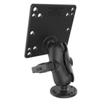 RAM-101U-B-246:RAM-101U-B-246_1:RAM® Double Ball Mount with 100x100mm VESA Plate - C Size Short