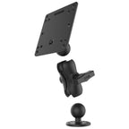 RAM-101U-B-246:RAM-101U-B-246_1:RAM® Double Ball Mount with 100x100mm VESA Plate - C Size Short