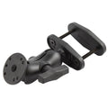 RAM-101U-B-247-25:RAM-101U-B-247-25_1:RAM® 2.5" Square Post Clamp Mount with Round AMPS Plate - Short Arm