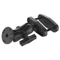 RAM-101U-B-247-3:RAM-101U-B-247-3_1:RAM® 3" Square Post Clamp Mount with Round AMPS Plate - Short Arm