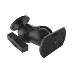RAM-101U-B-CRO1:RAM-101U-B-CRO1_1:RAM® Universal Double Ball Mount for Crown Work Assist® - Short