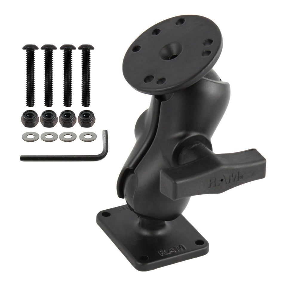 RAM-101U-B-EX1:RAM-101U-B-EX1_1:RAM® Double Ball Mount with Excalibur Mounting Hardware