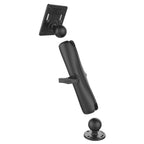 RAM-101U-D-2461:RAM-101U-D-2461_1:RAM® Double Ball Mount with 75x75mm VESA Plate - C Size Long