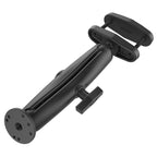 RAM-101U-D-247-3:RAM-101U-D-247-3_1:RAM® 3" Square Post Clamp Mount with Round AMPS Plate - Long Arm