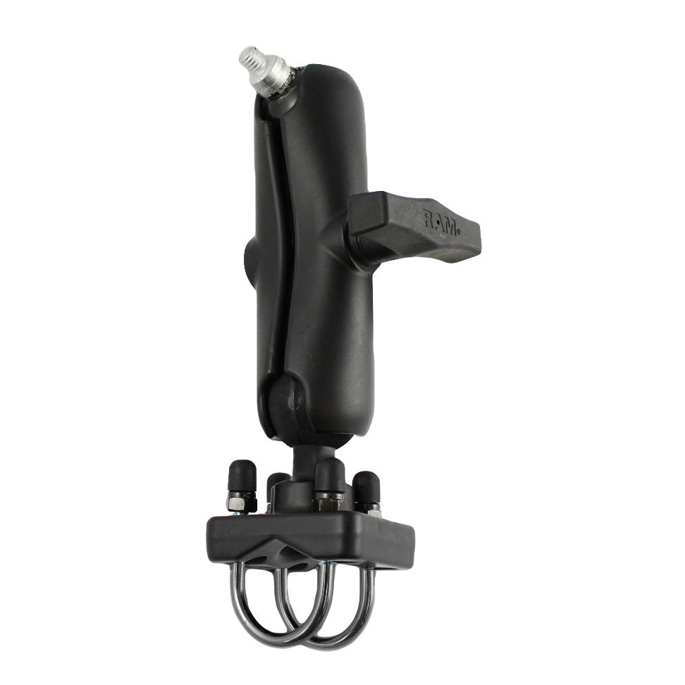 RAM-101U-TB2:RAM-101U-TB2_1:RAM® Double U-Bolt Mount with 3/8"-16 Threaded Stud
