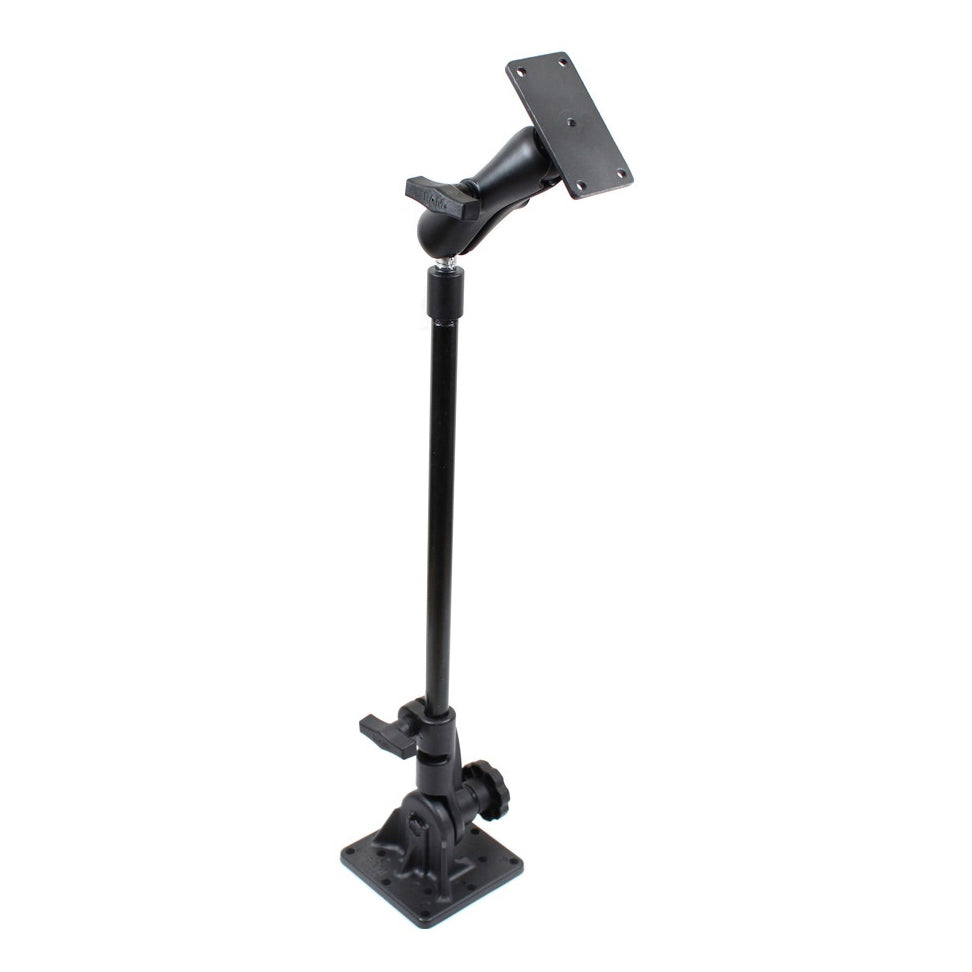 RAM-101U-VE11:RAM-101U-VE11_1:RAM® Pedestal Mount with 18" Pipe and Rectangular Plate Adapter