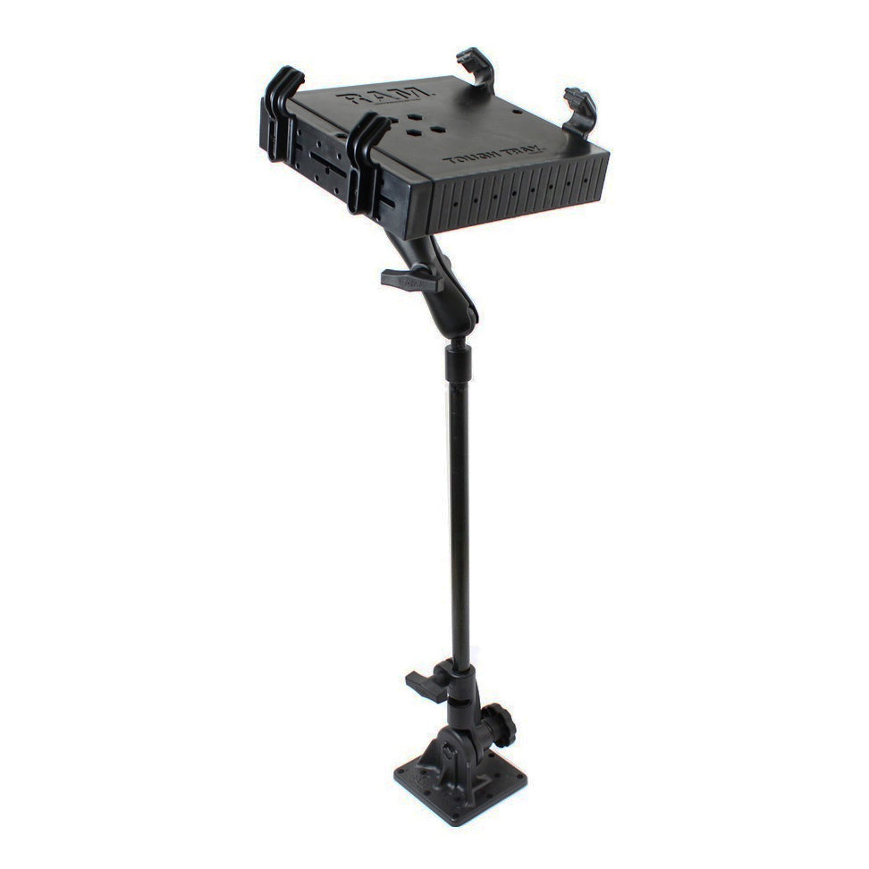 RAM-101U-VE4:RAM-101U-VE4_1:RAM® Tough-Tray™ Pedestal Mount with 18" Pipe