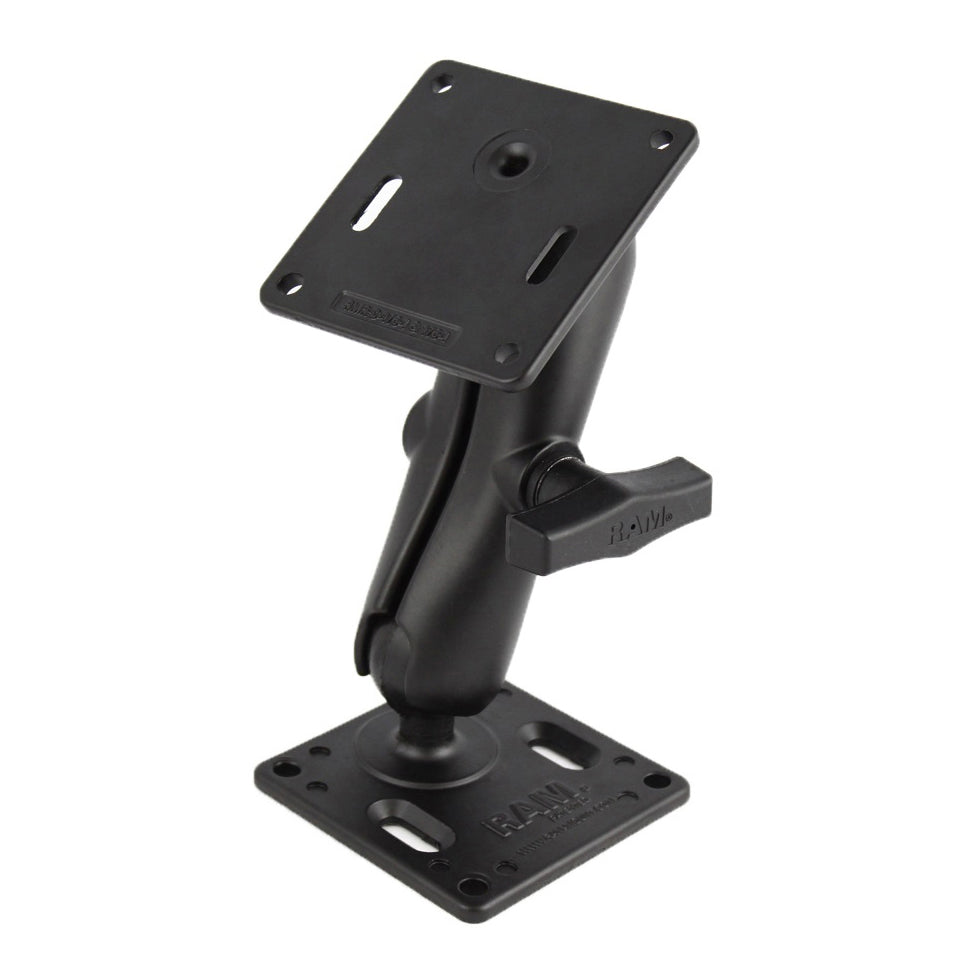 RAM-102U-2461:RAM-102U-2461_1:RAM® Double 75x75mm VESA Mount - Medium
