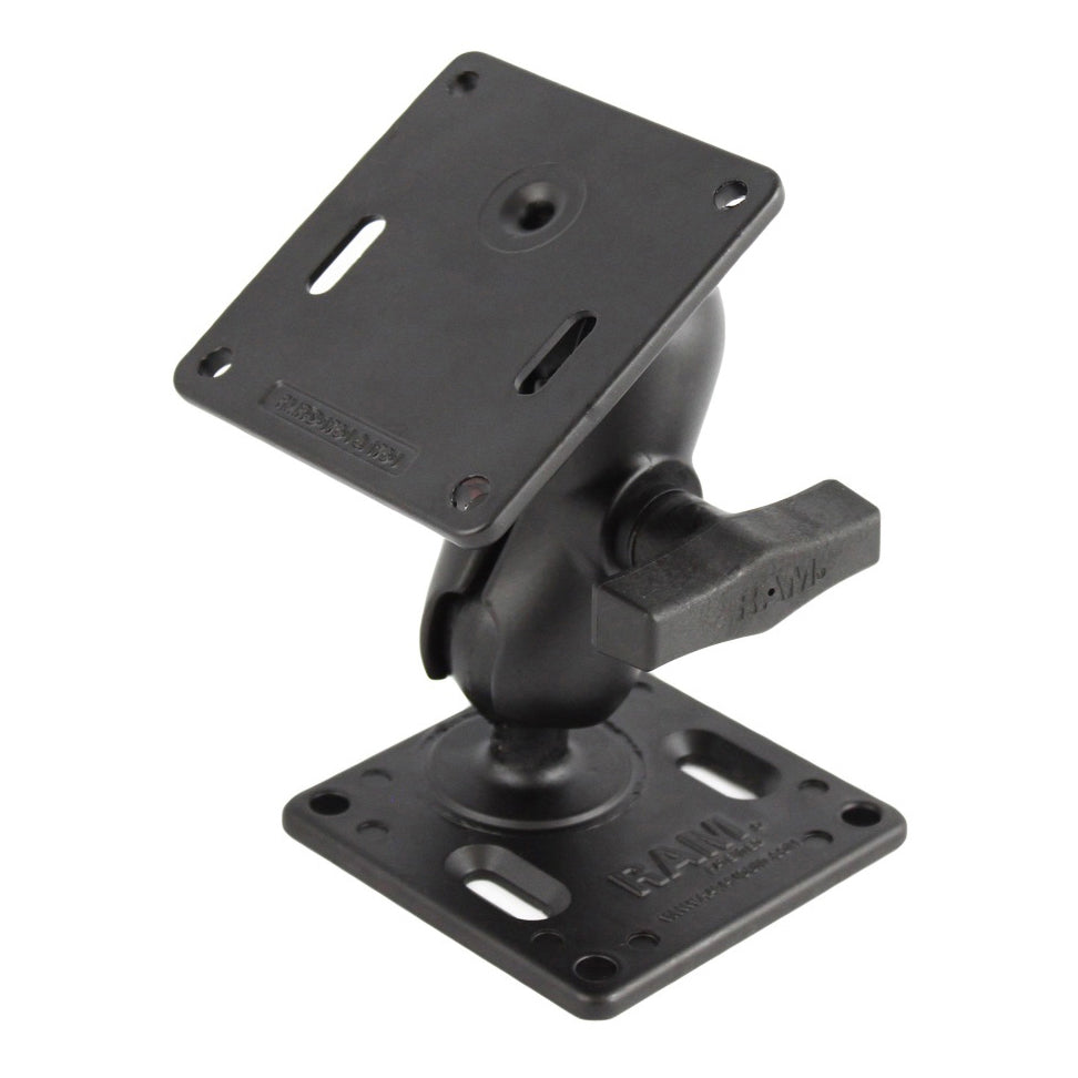 RAM-102U-B-2461:RAM-102U-B-2461_1:RAM® Double 75x75mm VESA Mount - Short