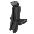 RAM-103-238U:RAM-103-238U_1:RAM® Double Socket Arm with Diamond Ball Plate
