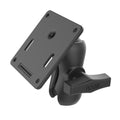 RAM-103U-B-2461:RAM-103U-B-2461_1:RAM® Double Socket Arm with 75x75mm VESA Plate - C Size Short