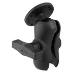 RAM-103U-B:RAM-103U-B_1:RAM® Double Socket Arm with Round Ball Plate - C Size Short