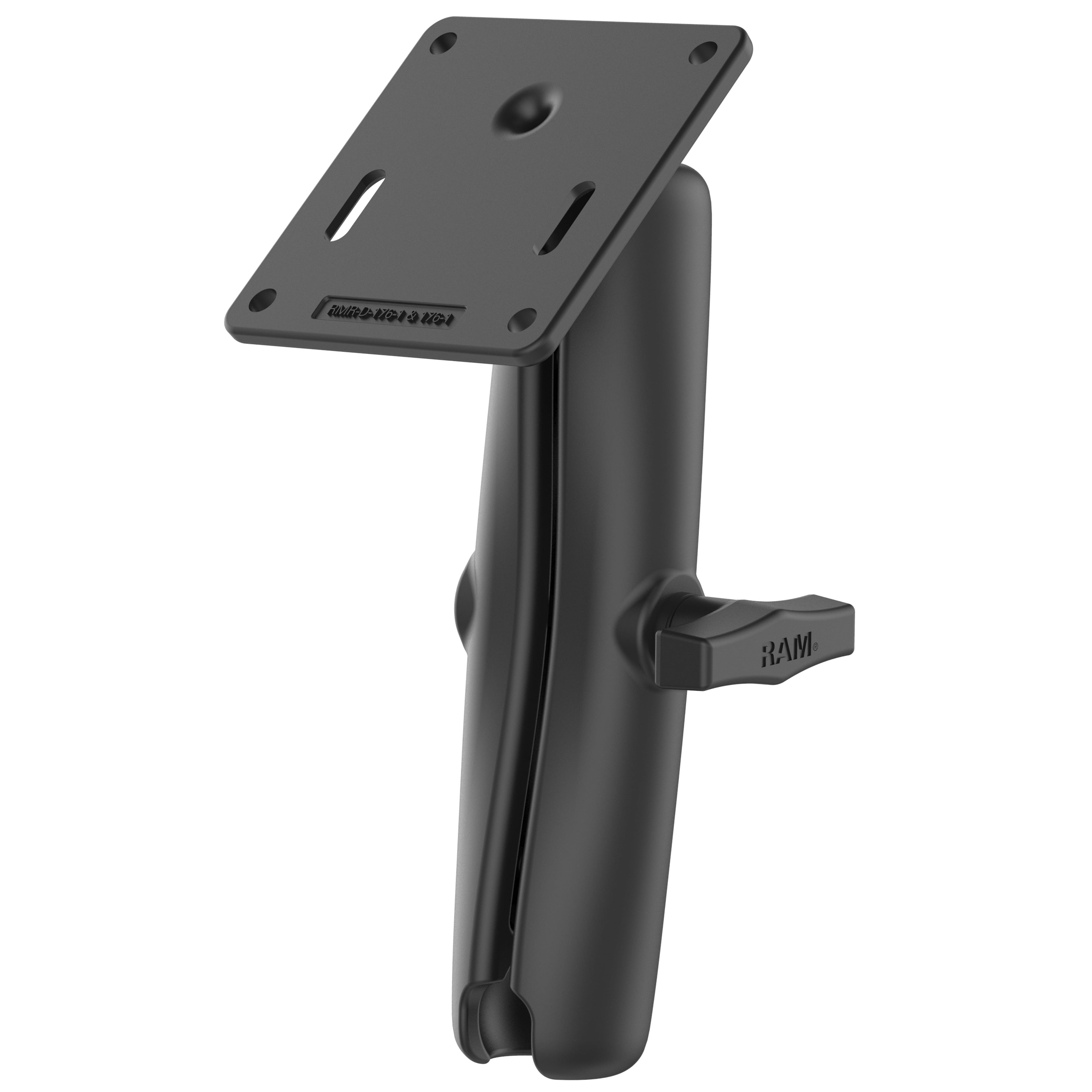 RAM-103U-D-2461:RAM-103U-D-2461_1:RAM® Double Socket Arm with 75mm VESA Plate - C Size Long