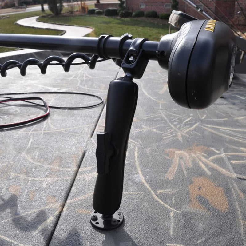 RAM-108-DU:RAM-108-DU_1:RAM® Trolling Motor Stabilizer with Strap Hose Clamp - Long