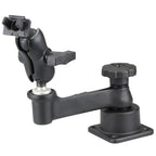 RAM-109H-2B-B-LO11:RAM-109H-2B-B-LO11_1:RAM® Horizontal Swing Arm Mount for Lowrance Elite-5 Series