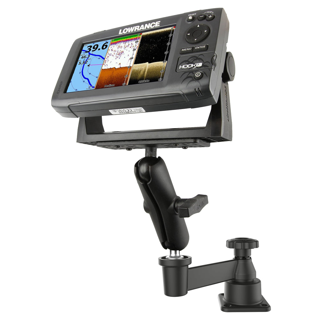RAM-109H-2U:RAM-109H-2U_1:RAM® Horizontal Swing Arm with Double Ball Mount