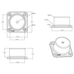 RAM-109H-BU:RAM-109H-BU_1:RAM® Horizontal Swing Arm Base