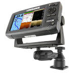 RAM-109HSB:RAM-109HSB_1:RAM® Horizontal 6" Swing Arm Mount with Ball & Socket Rectangular Plate