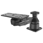 RAM-109HSB:RAM-109HSB_1:RAM® Horizontal 6" Swing Arm Mount with Ball & Socket Rectangular Plate