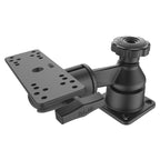 RAM-109HSB:RAM-109HSB_1:RAM® Horizontal 6" Swing Arm Mount with Ball & Socket Rectangular Plate