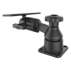 RAM-109HSB:RAM-109HSB_1:RAM® Horizontal 6" Swing Arm Mount with Ball & Socket Rectangular Plate