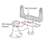 RAM-109HU:RAM-109HU_1:RAM® Horizontal 6" Swing Arm Mount for Fishfinders & Plotters